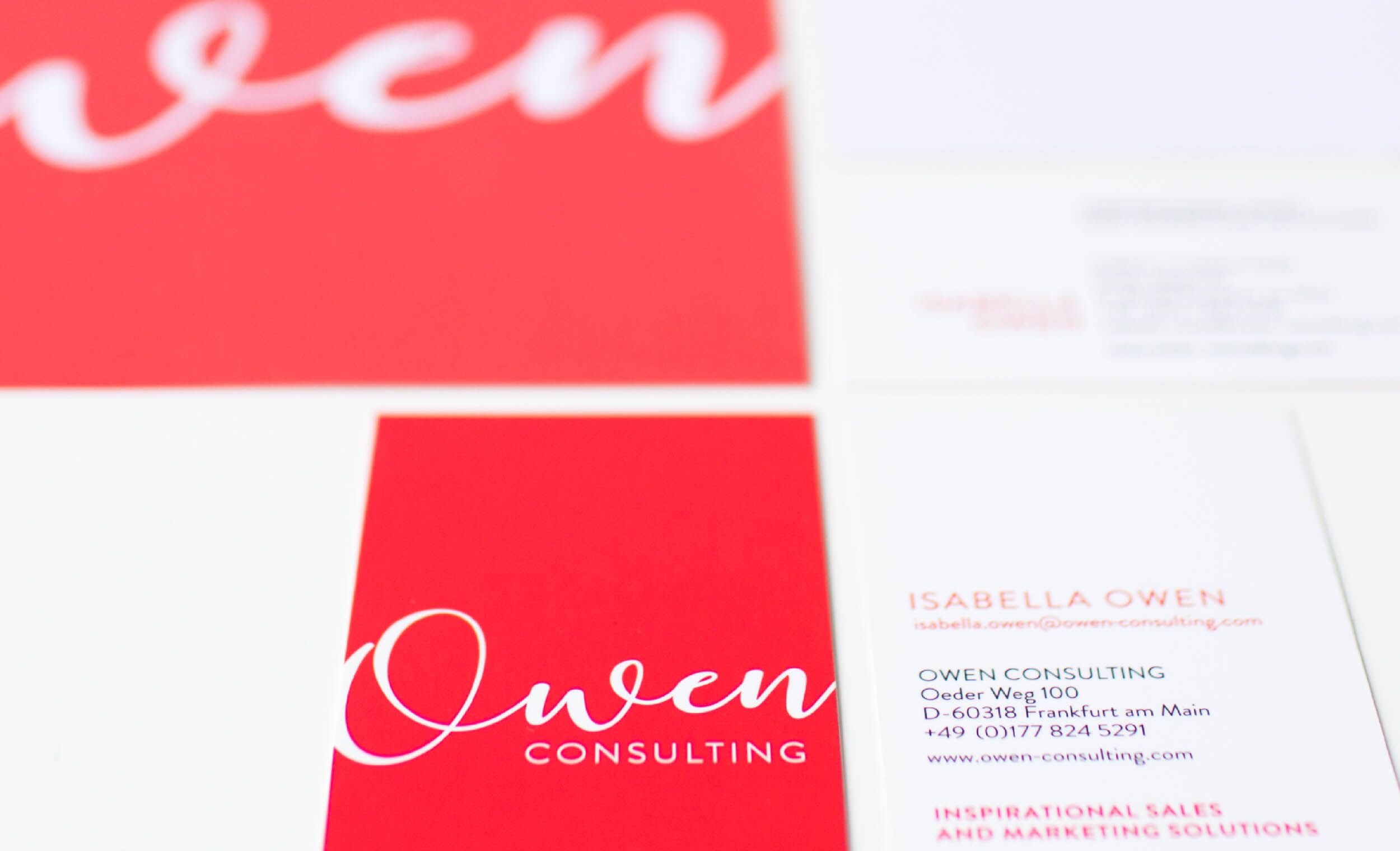 OWEN CONSULTING - Logo \ Geschäftsausstattung \ Website